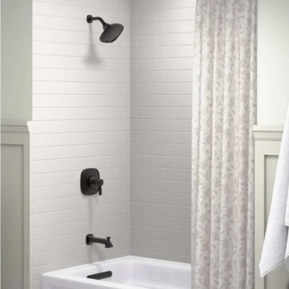 Kohler Terzet Square Shower Head Chrome Wall Mount Bathroom Showerhead Open Box